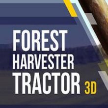 Forest Harvester Tractor 3D