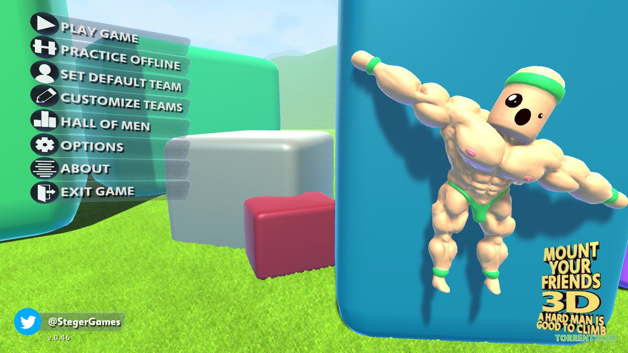 Mount Your Friends 3D A Hard Man is Good to Climb - скриншот 4
