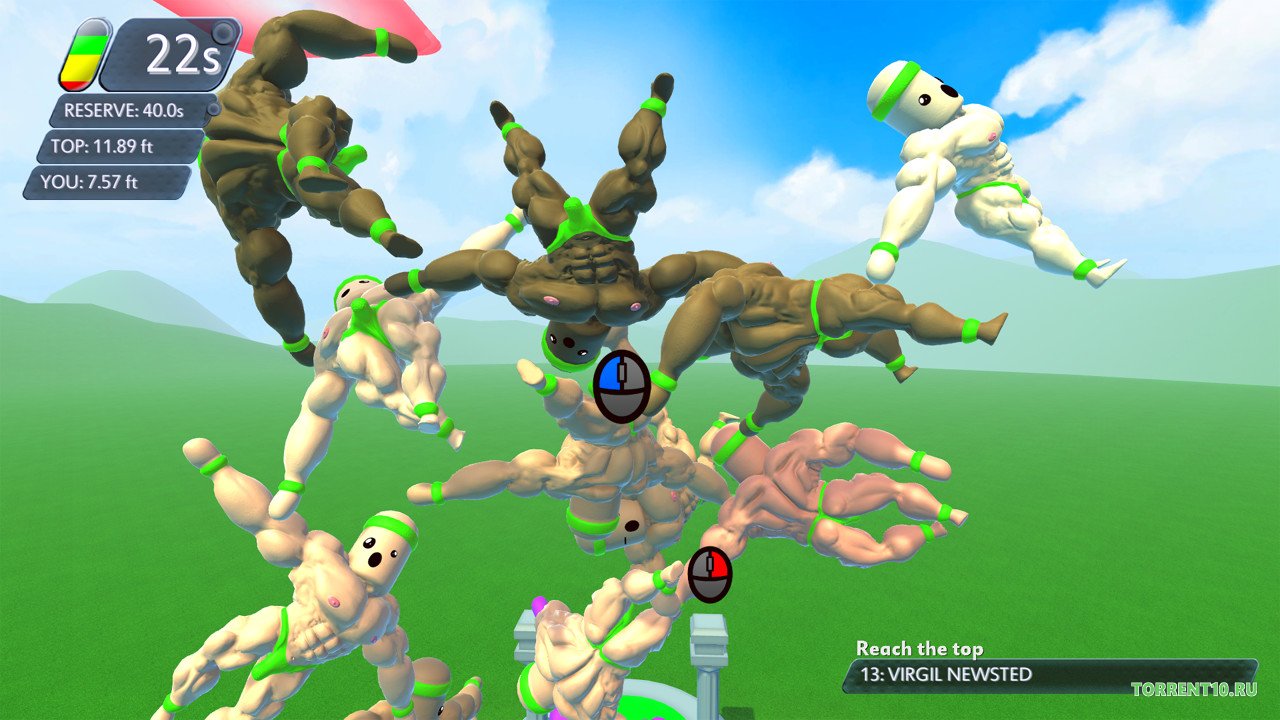 Mount Your Friends 3D A Hard Man is Good to Climb - скриншот 5