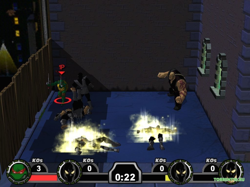 TMNT Mutant Melee - скриншот 1