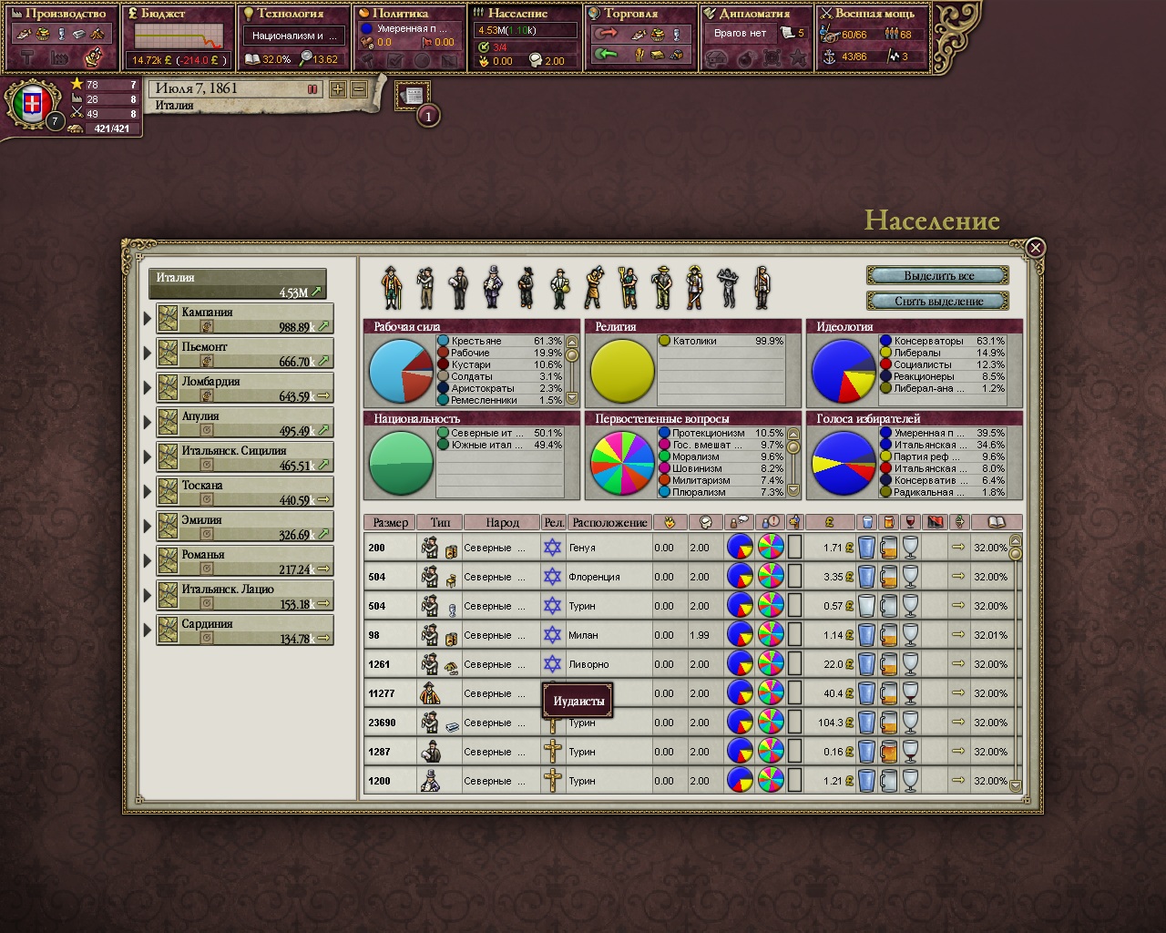 Victoria 2 - скриншот 4