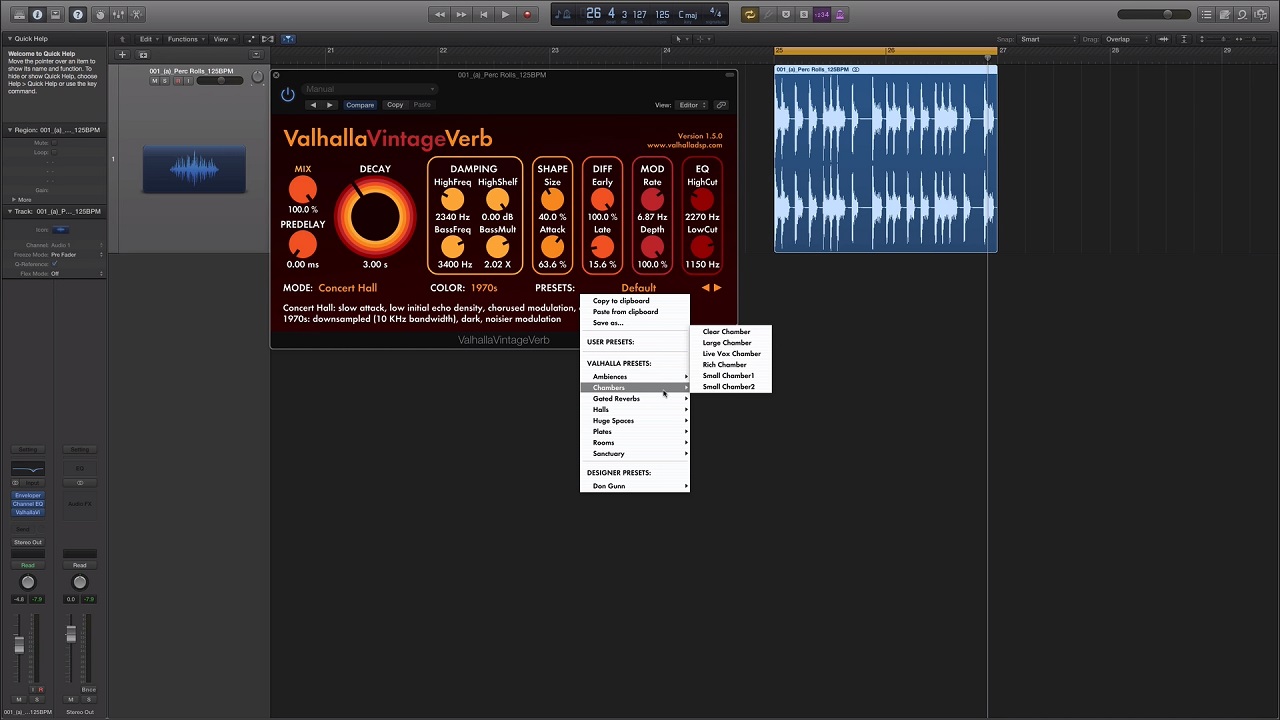 Valhalla Vintage Verb VST - скриншот 3
